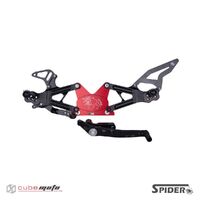Spider Rearsets Normal & Reverse Shift for Yamaha YZF-R1/R1M 2015+